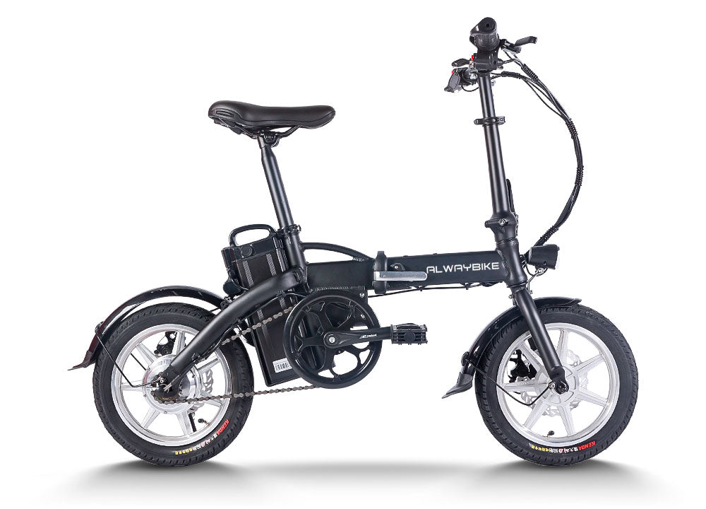 Alwaybike B08D | 14" Folding Electric Bike for Adults